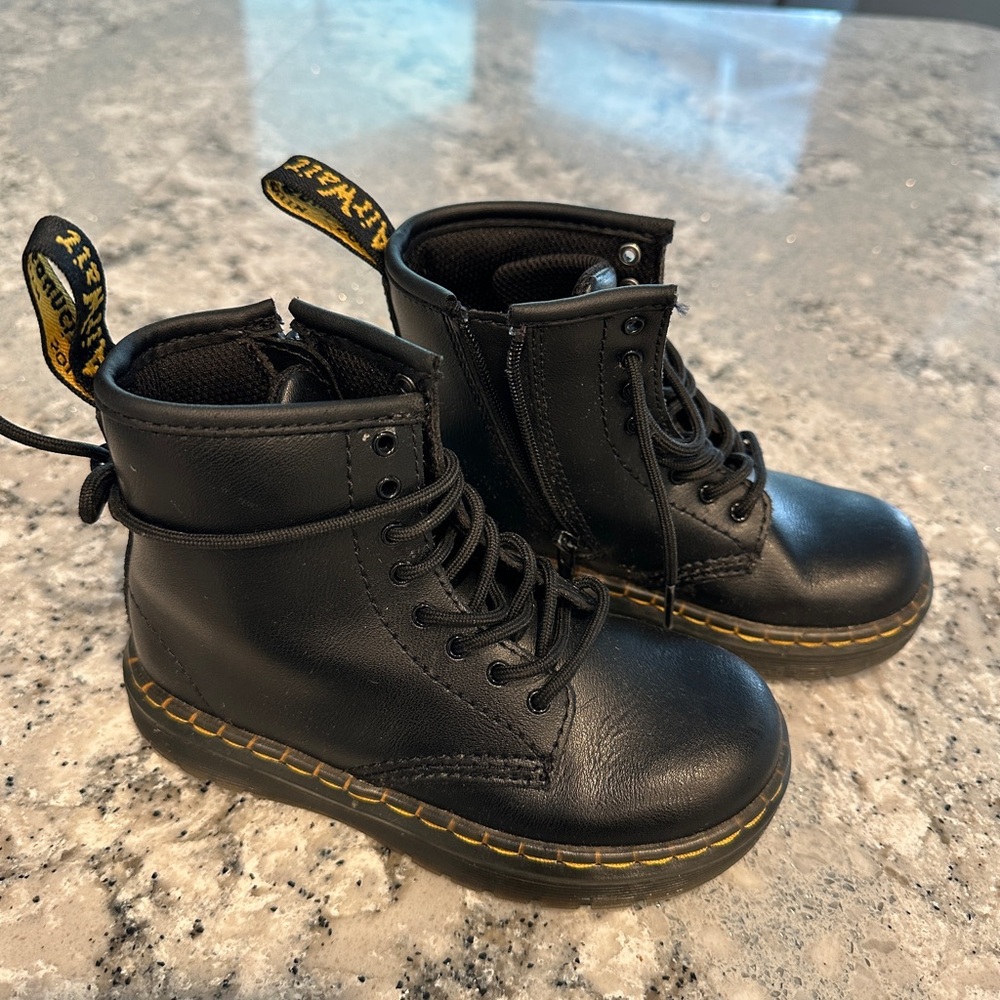 Dr. Martens Kids Black Boots